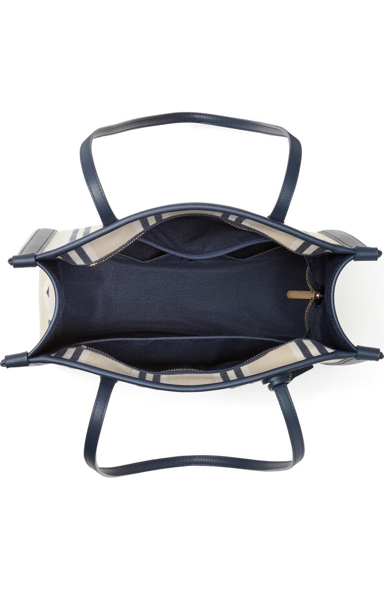 Kate Spade New York market sam stripe medium canvas tote, Alternate, color,