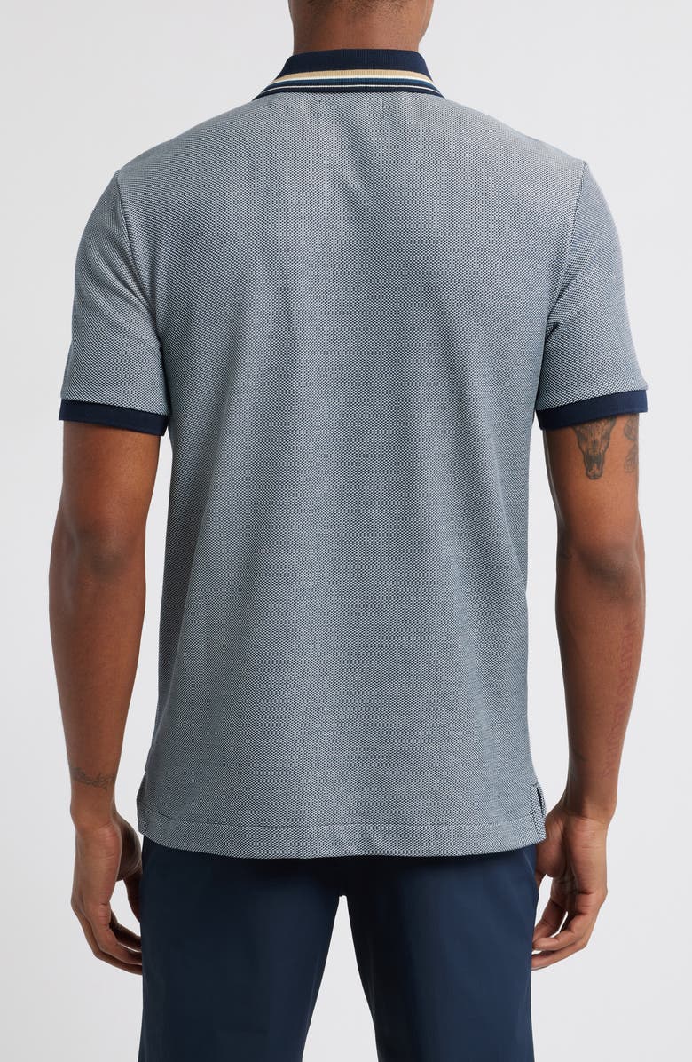 Original Penguin Tipped Bird's Eye Piqué Polo, Alternate, color,