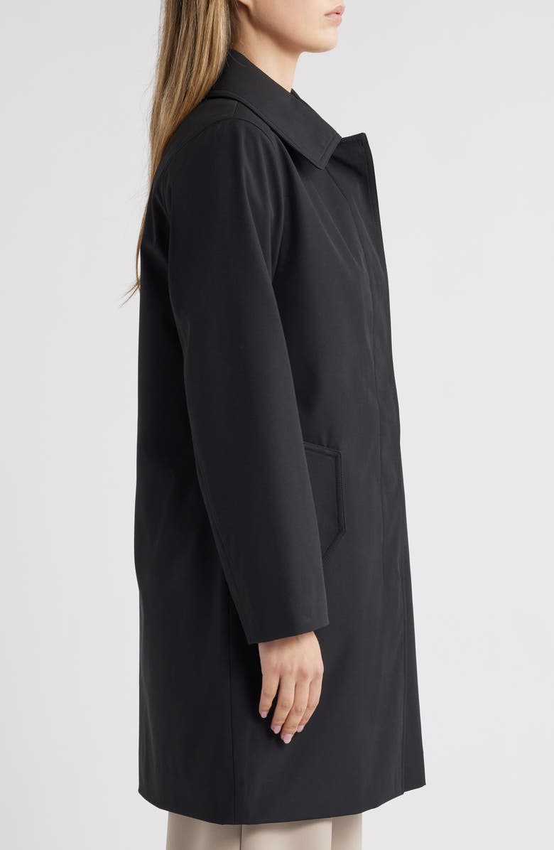 BCBG Max Azria Water Resistant Insulated Coat, Alternate, color, Black