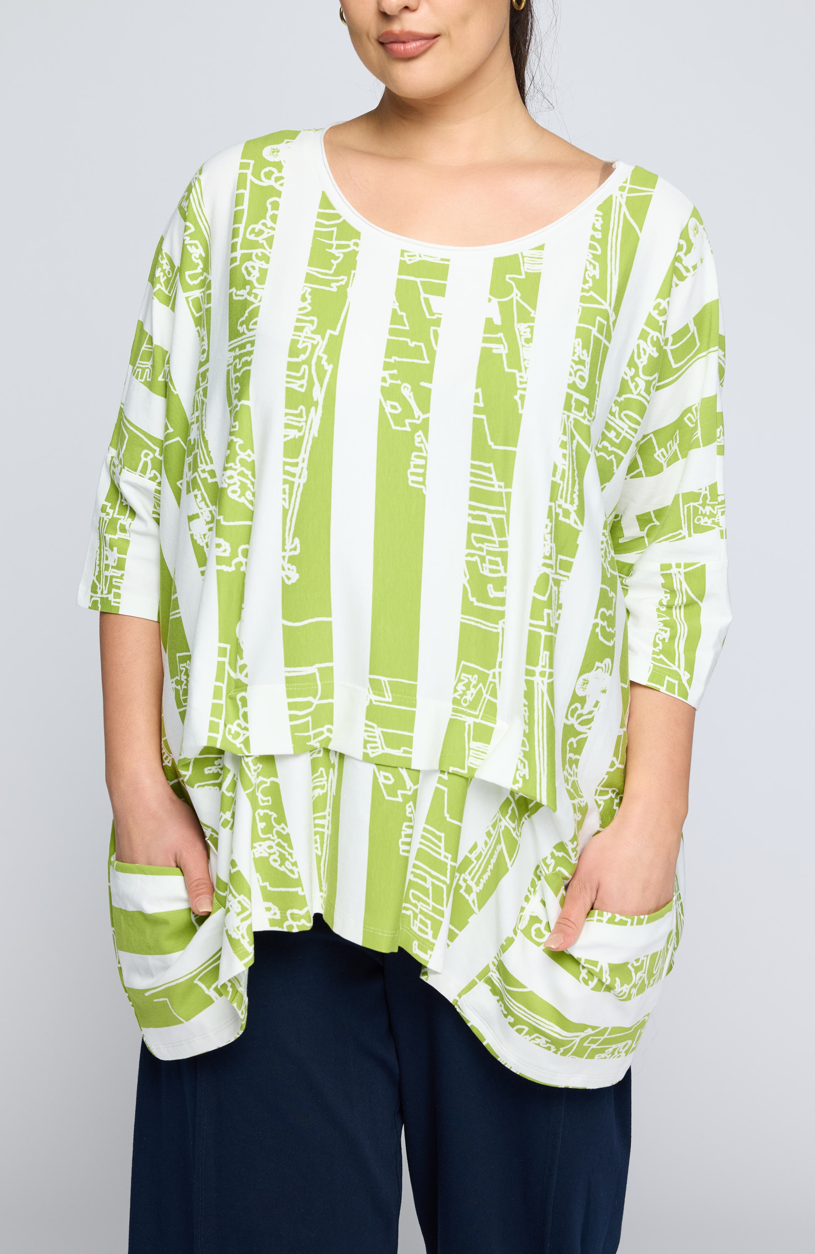 Emryn Striped Jersey Tunic