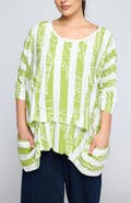 LUUKAA Emryn Striped Jersey Tunic