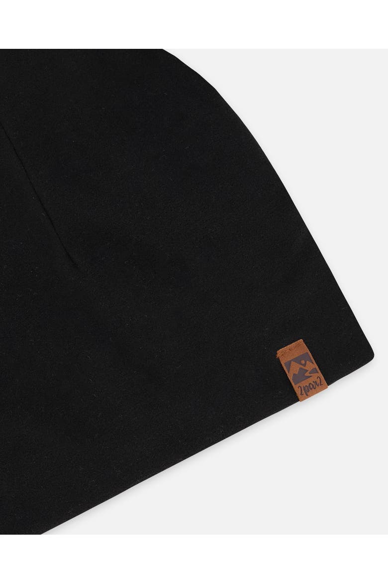 Gender Inclusive Stretch Jersey Beanie, Alternate, color, Black