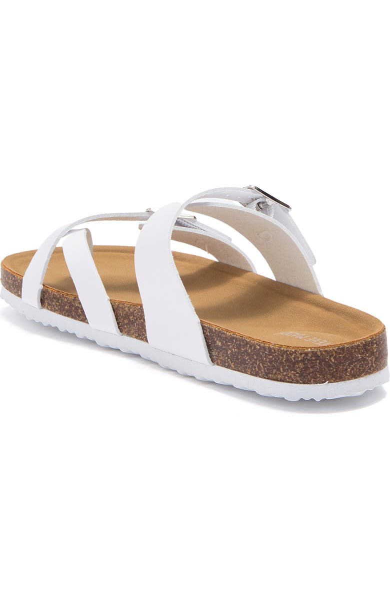 Steve Madden Beached Slide Sandal, Alternate, color, White