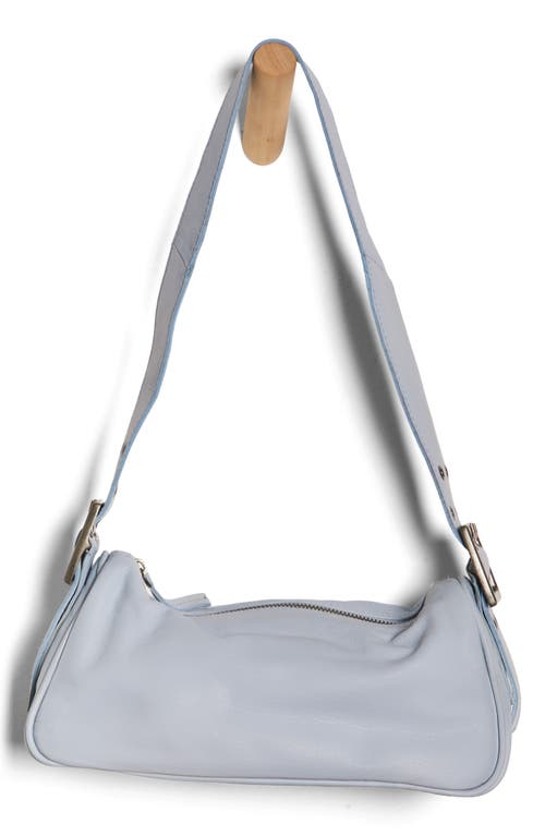 Free People Army Candy Leather Baguette Bag In Blue