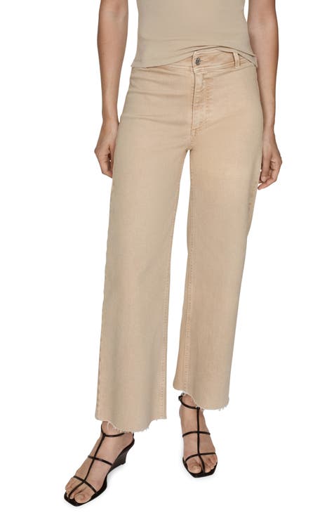 High waist jeans orders beige