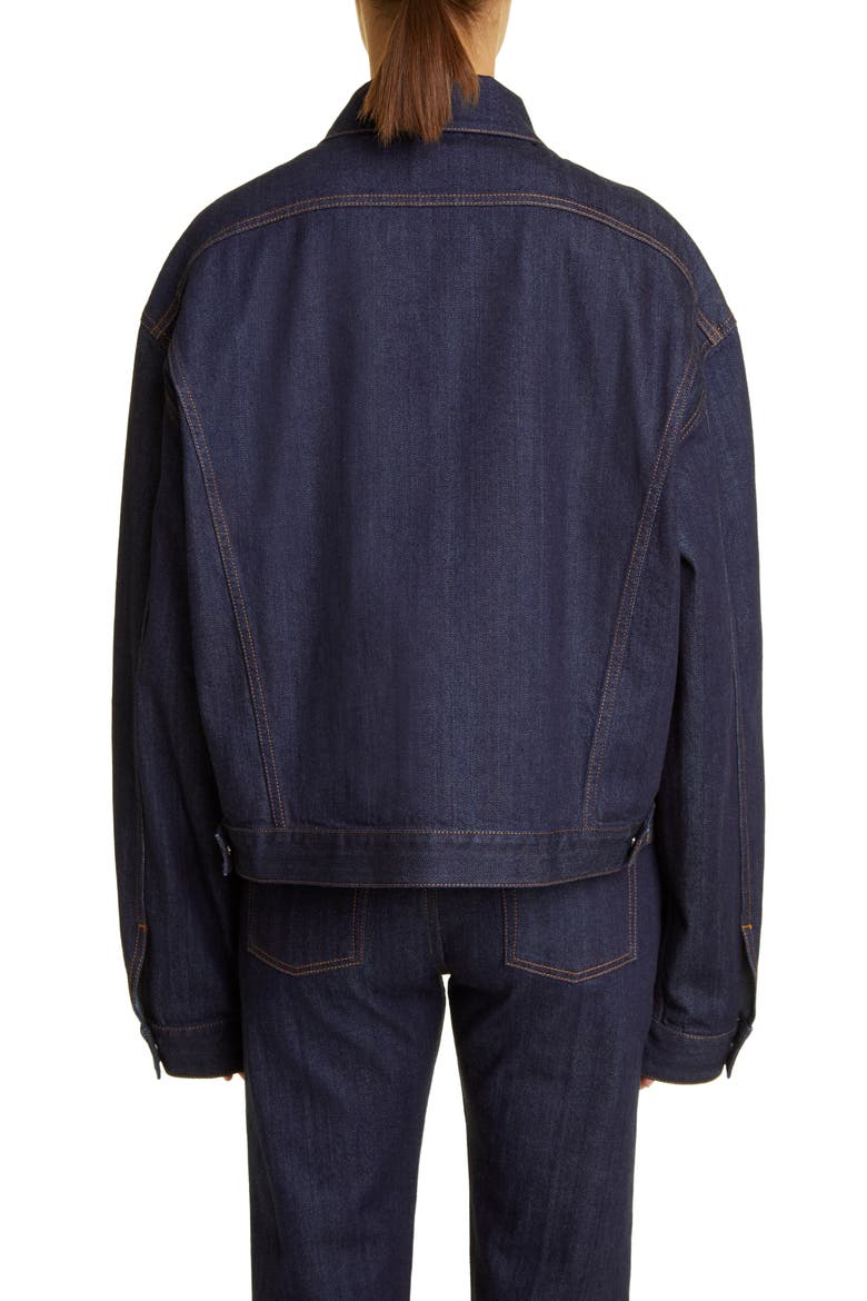 Ness Denim Trucker Jacket, Alternate, color, INDIGO
