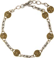 Versace Novantatré Mixed Metal Necklace