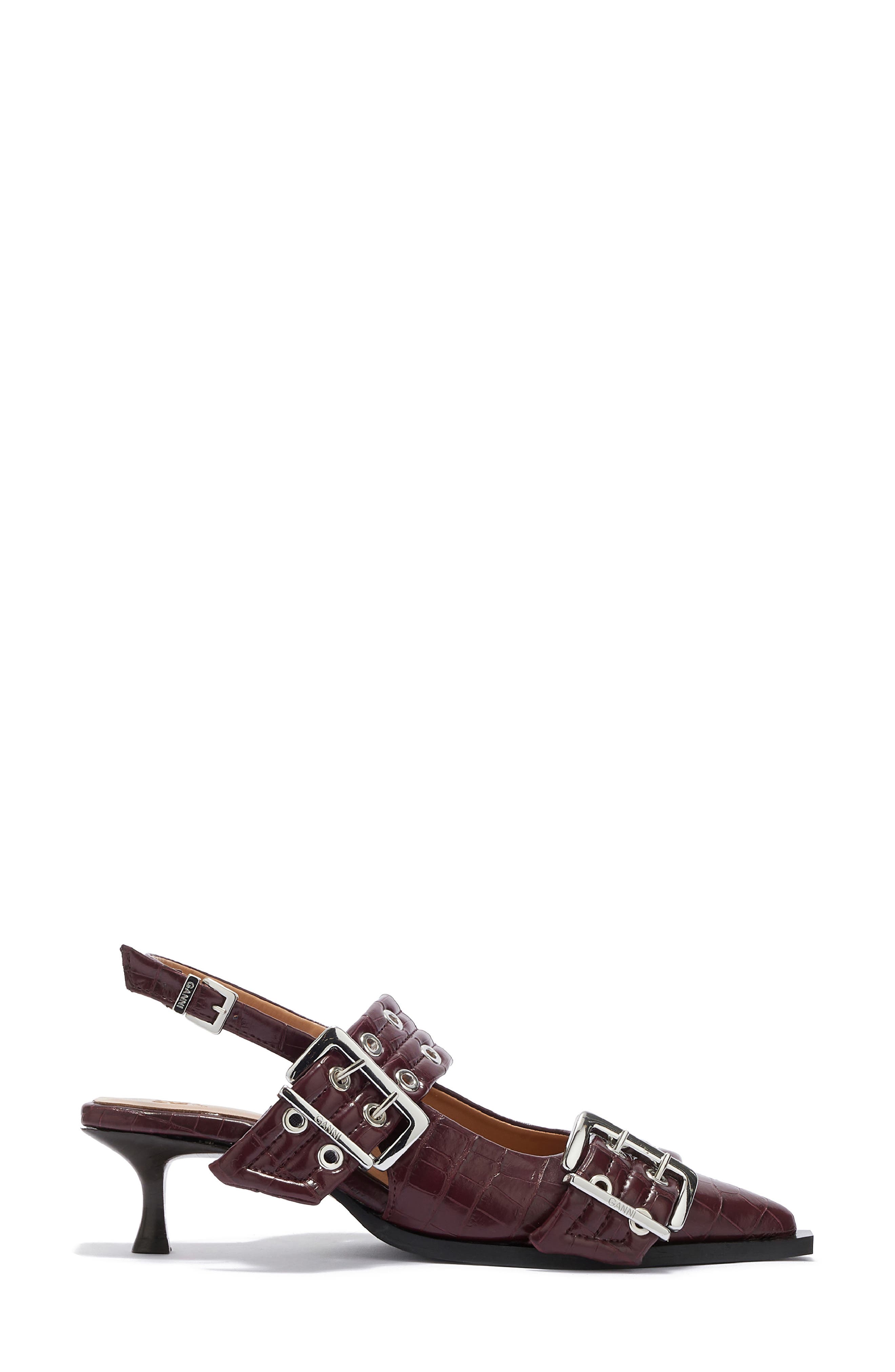 Pointed Toe Slingback Pump - image 4