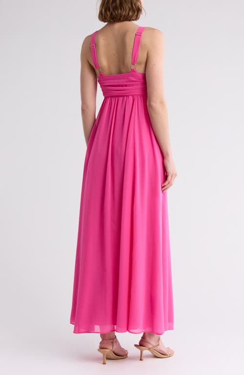 Area Stars Jia Long Dress In Fuchsia
