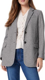 Sam Edelman Fallon Slim Herringbone Blazer