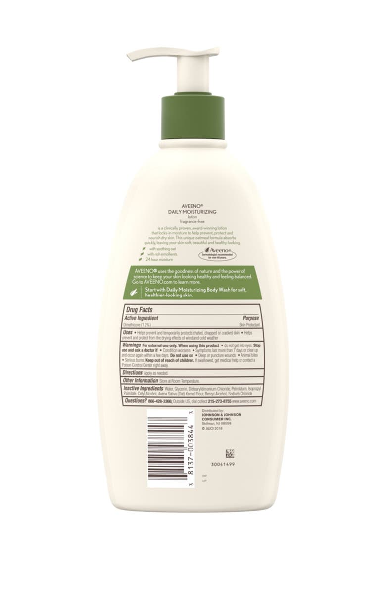AVEENO Daily Moisturizing Lotion - 18oz, Alternate, color, 