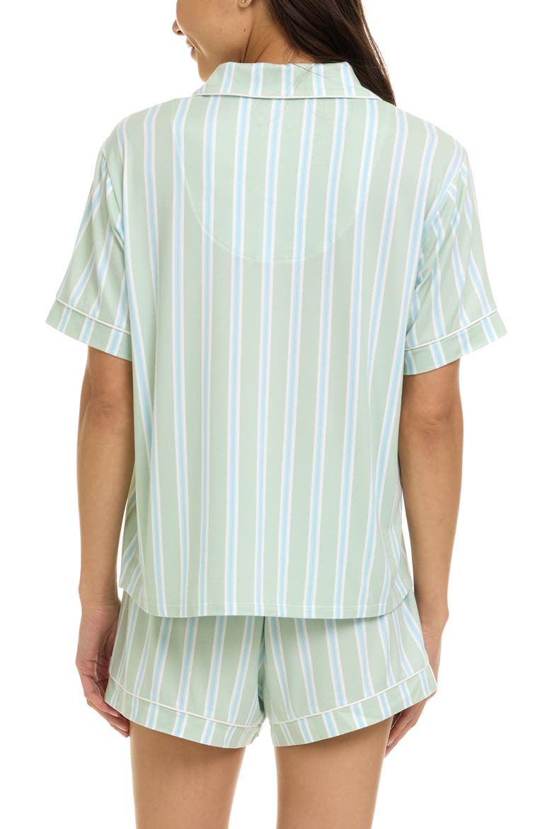 Brenna 3-Piece Pajamas, Alternate, color, SEAFOAM