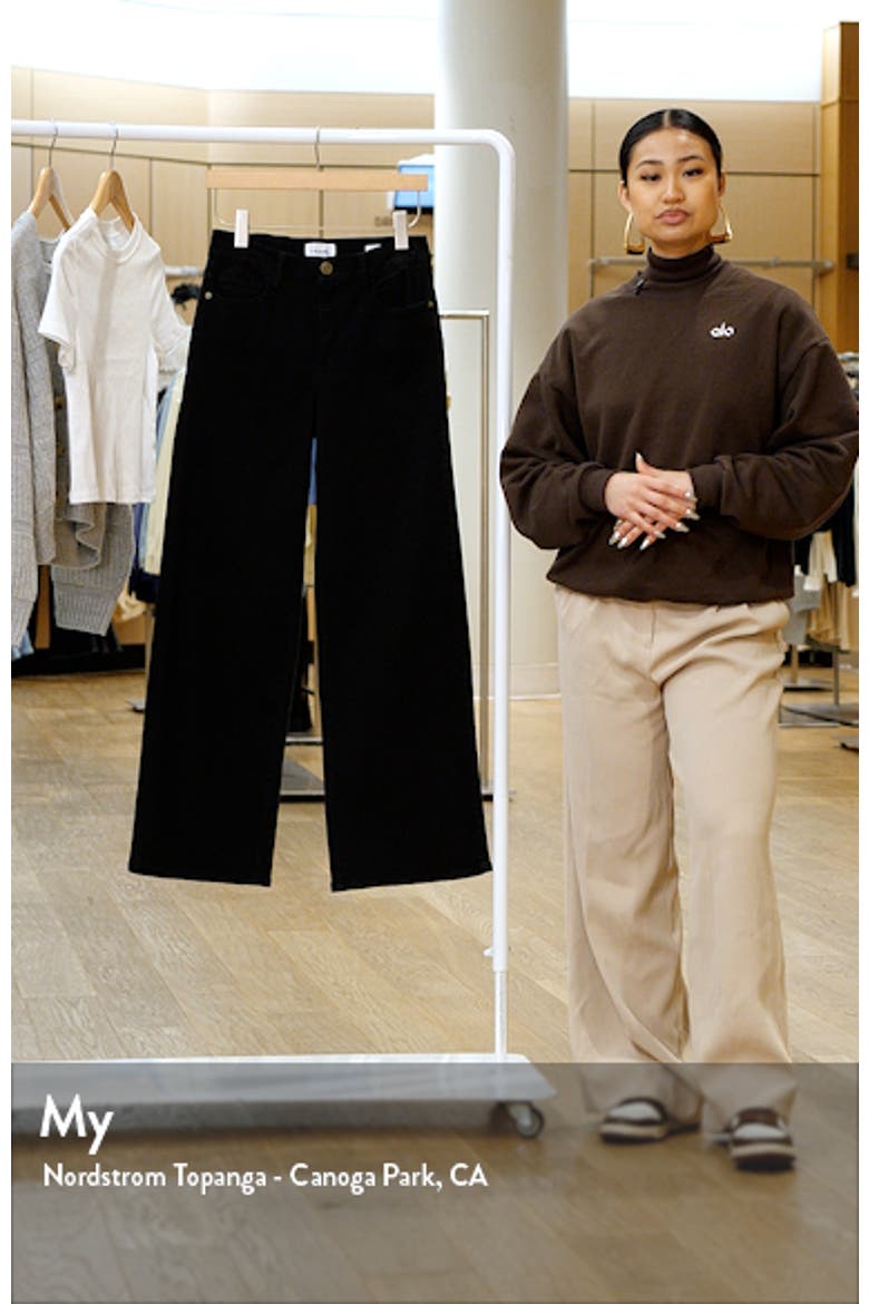 Le Slim Palazzo High Waist Wide Leg Jeans video