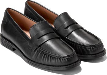 Cole Haan Men\'s Stassi Penny Loafer Leather Shoes - Black Cole Haan Men main image 3