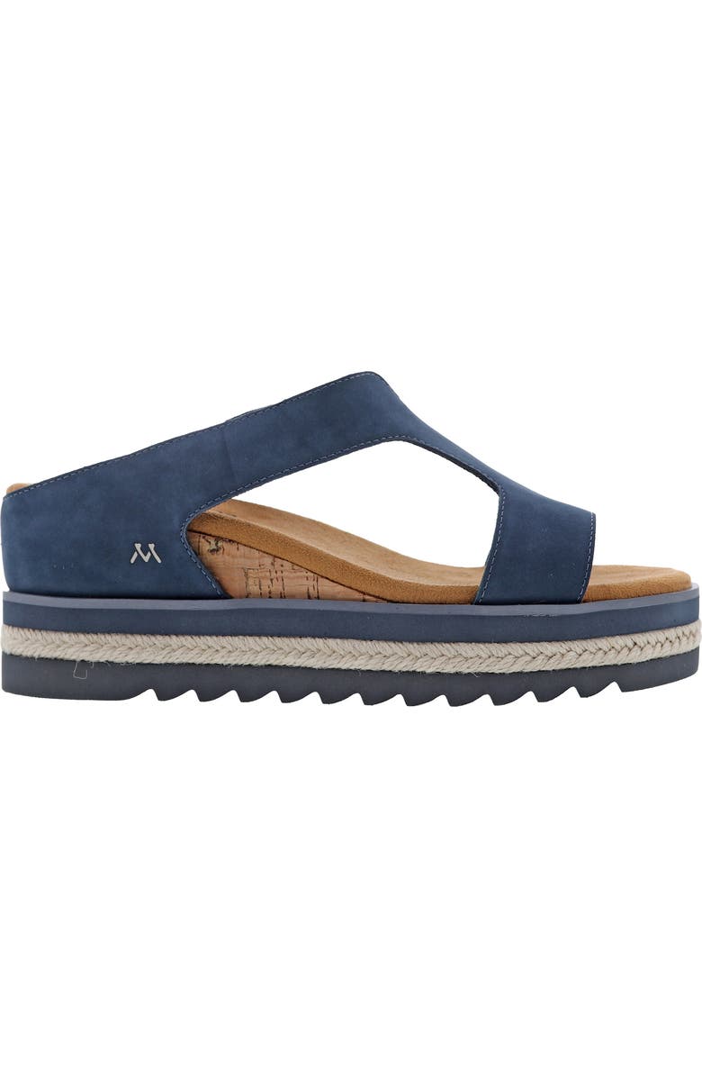 Mykos Ismina Wedge Sandal, Alternate, color, Navy