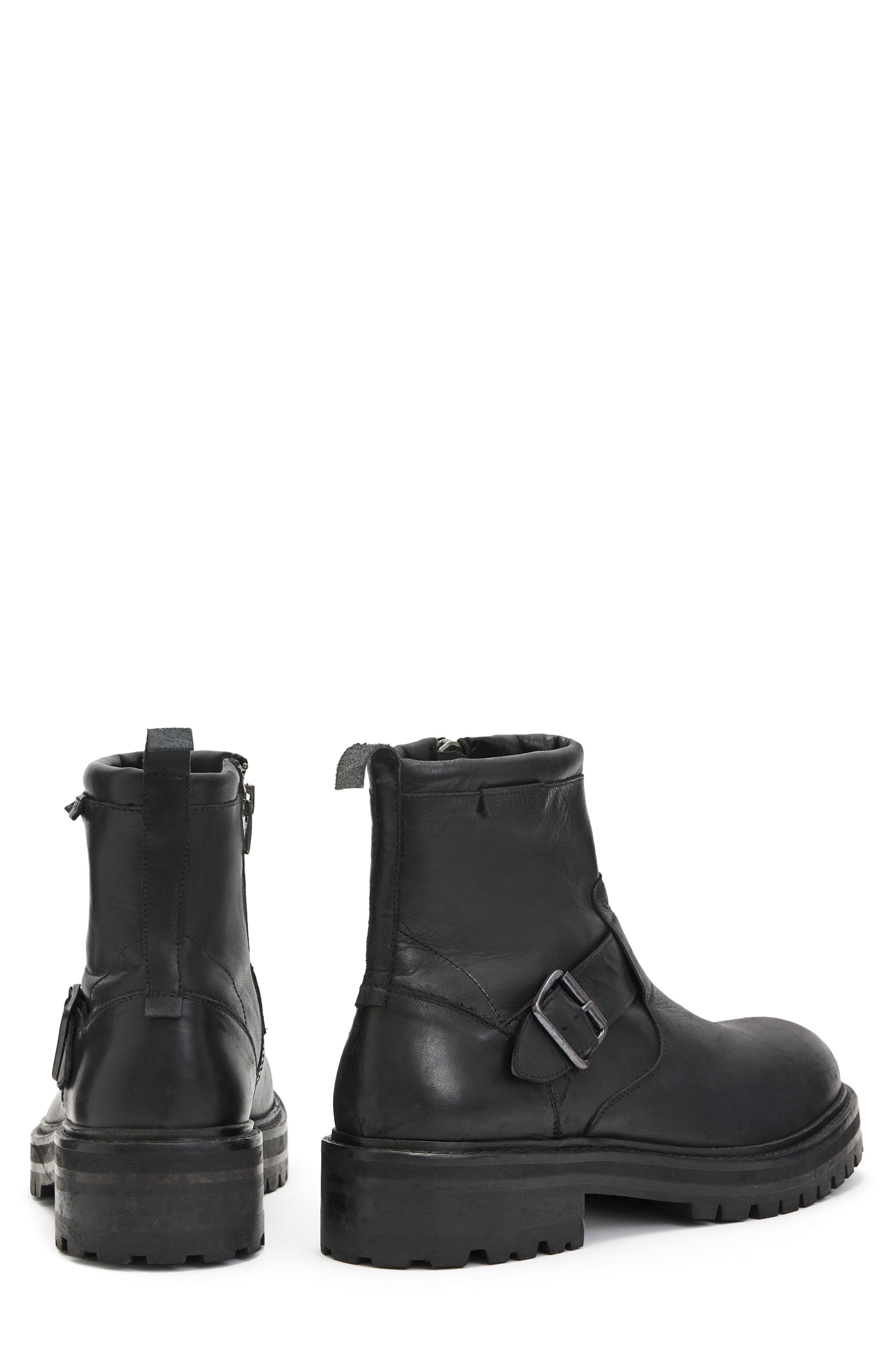AllSaints Hopper Moto Boot, Alternate, color, 