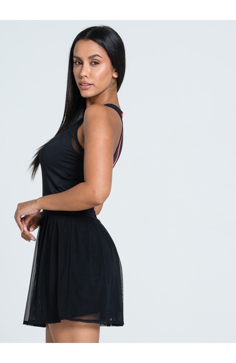 Lucky in Love Next Level Dress, Alternate, color, Black