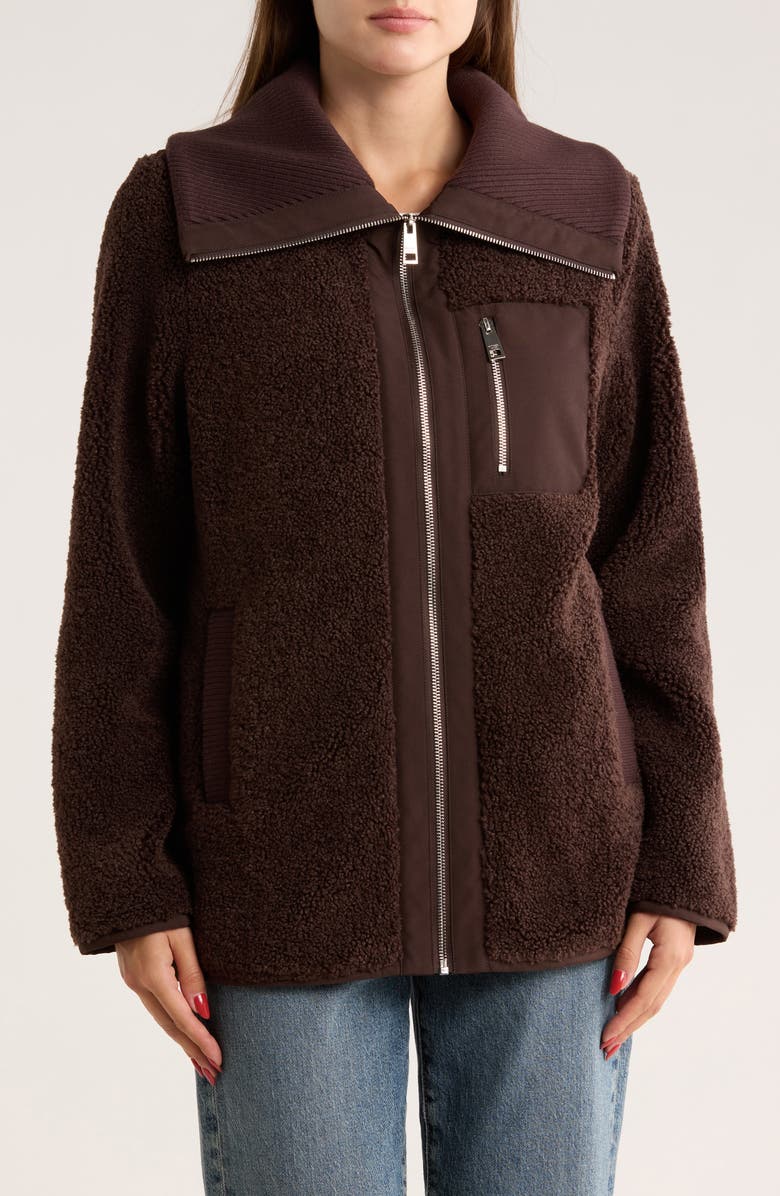 Michael Kors Zip Fleece Jacket | Nordstromrack