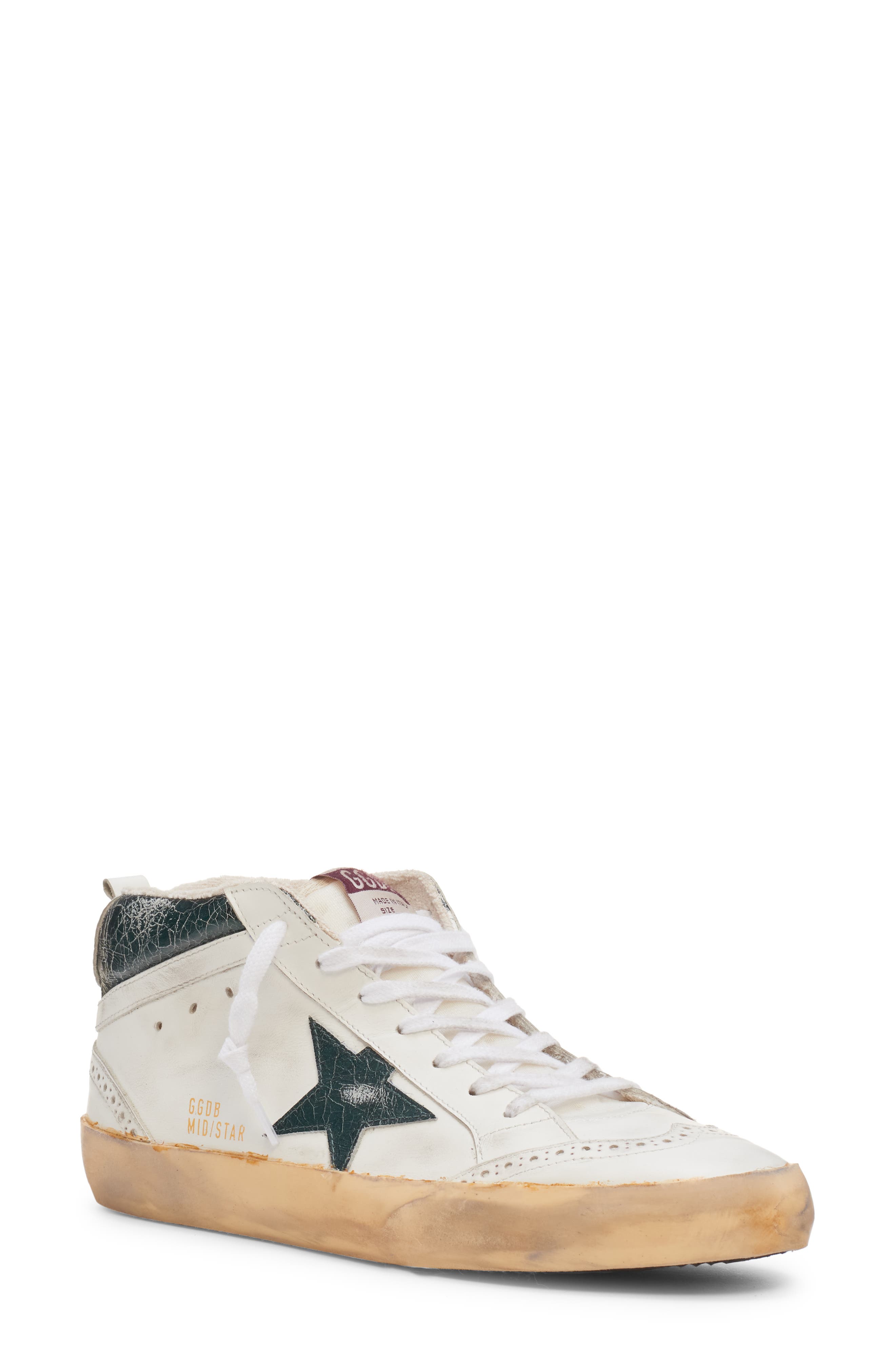 Golden Goose Mid Star Sneaker, Main, color, 