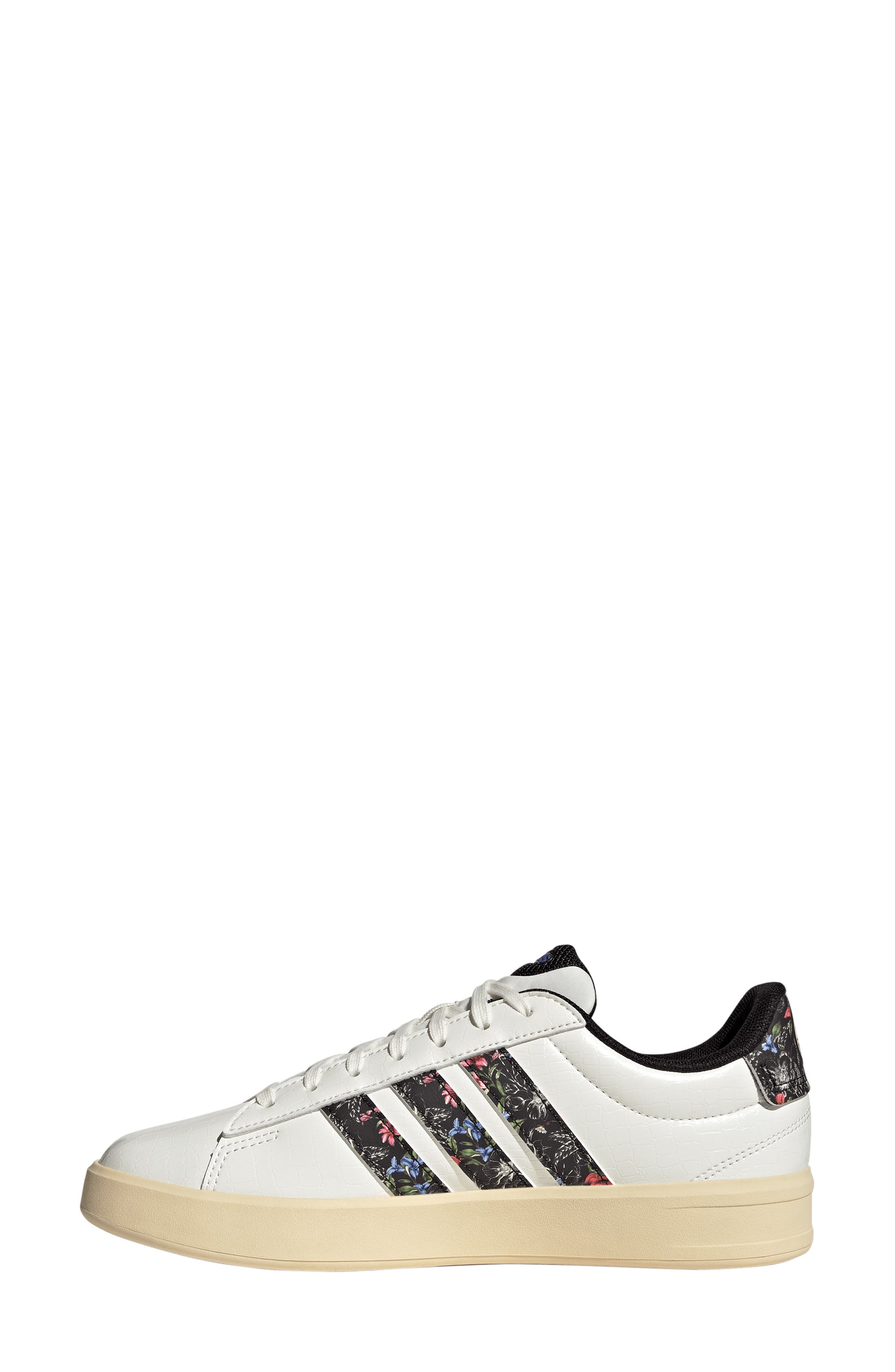 adidas Grand Court 3.0 Sneaker, Alternate, color, Off White/ Black/ Vanilla