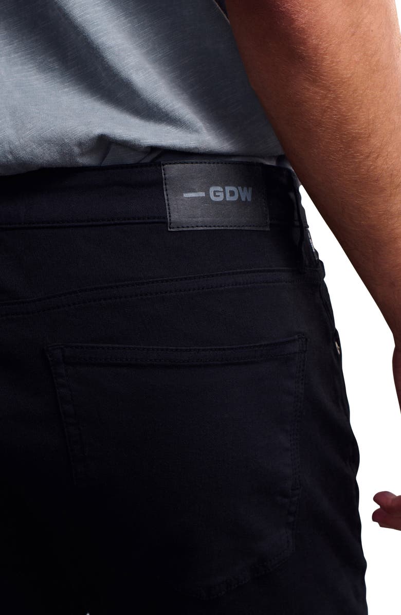 General Denim Works Ride Slim Fit Jeans, Alternate, color, Black Denim