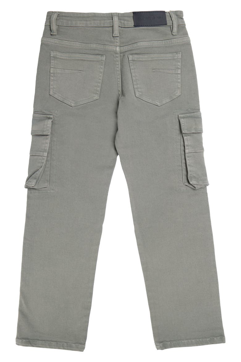 Kids' Slim Fit Cargo Pants, Alternate, color, GREEN