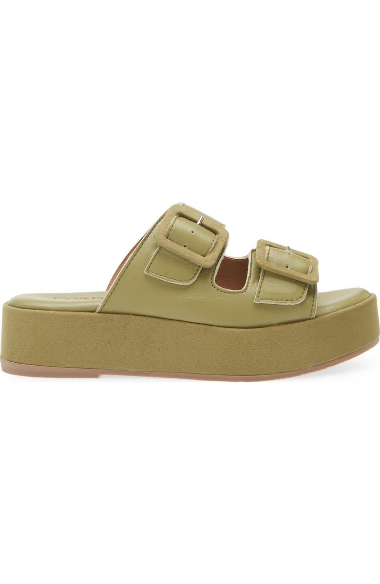 Cordani Karson Platform Slide Sandal, Alternate, color, Militare