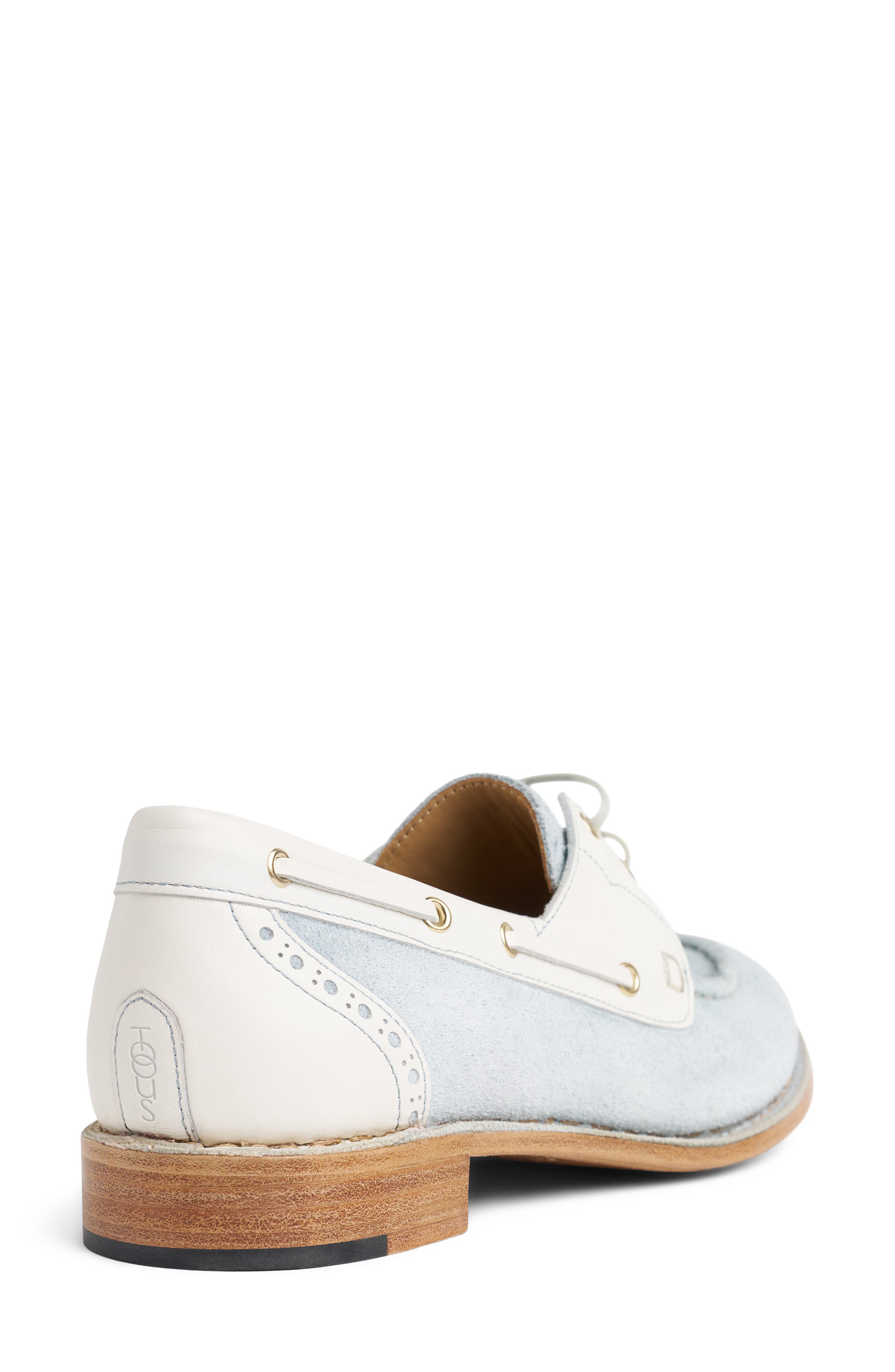 THE OFFICE OF US Ginger Leather Boat Shoe, Alternate, color, Sea Mist
