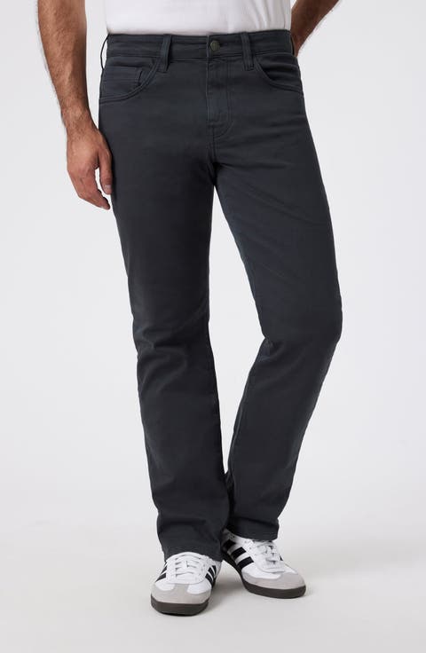 Marcus Slim Straight Leg Twill Pants