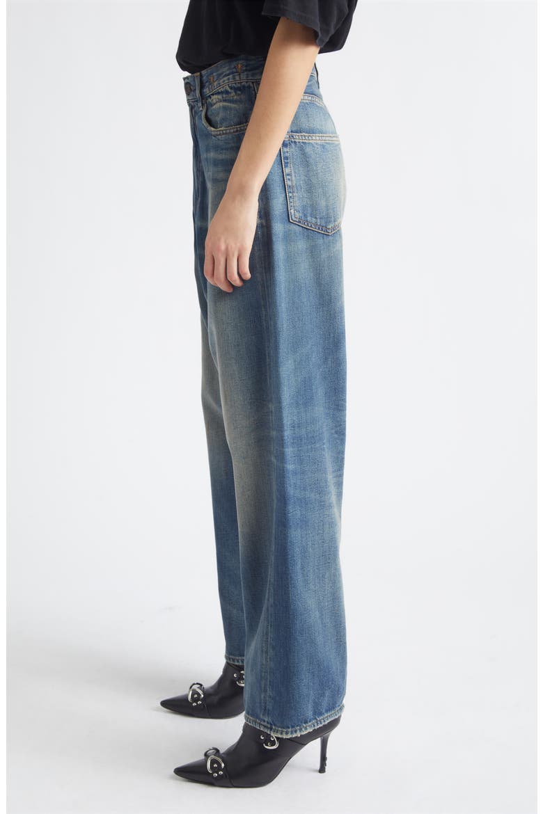 Venti Baggy Wide Leg Jeans, Alternate, color, BLEEKER INDIGO