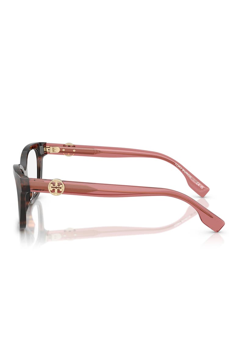 49mm Square optical glasses, Alternate, color, HAVANA