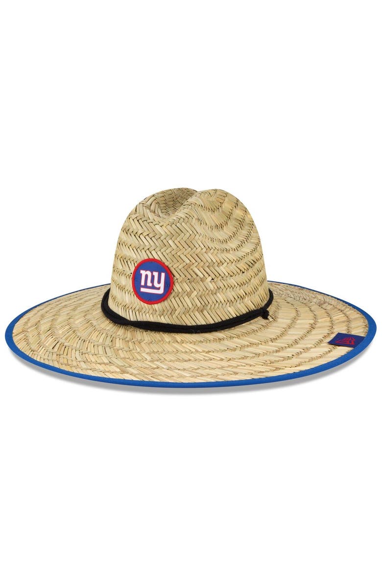 New Era Men's New Era Natural New York Giants NFL Training Camp Official Straw Lifeguard Hat, Main, color, Natural