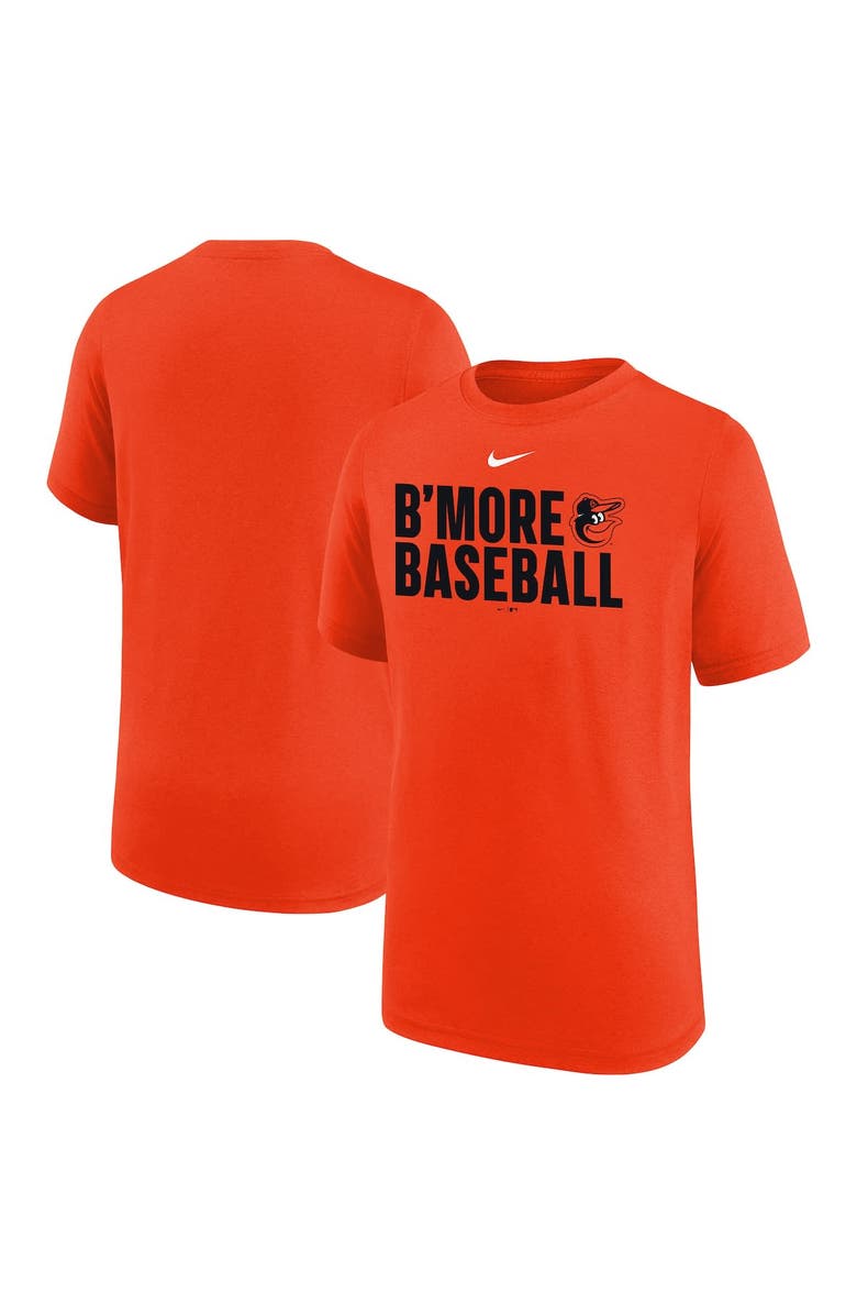 Nike Youth Nike  Orange Baltimore Orioles Local Legend T-Shirt, Main, color, 