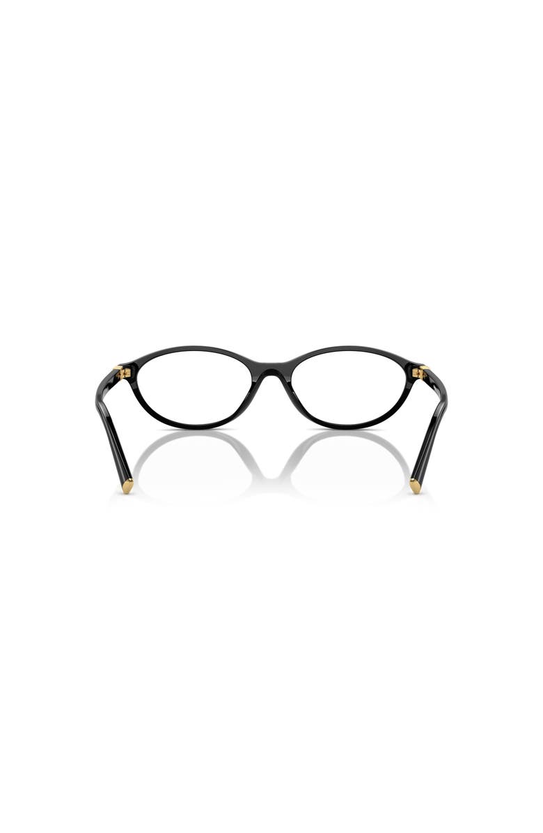 Miu Miu 54mm Oval optical glasses, Alternate, color, Black