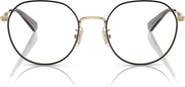 COACH 52mm Round Optical Glasses