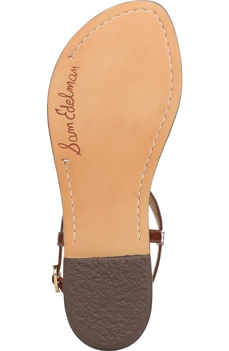 Sam Edelman Gigi T-Strap Sandal, Alternate, color, Antique Copper