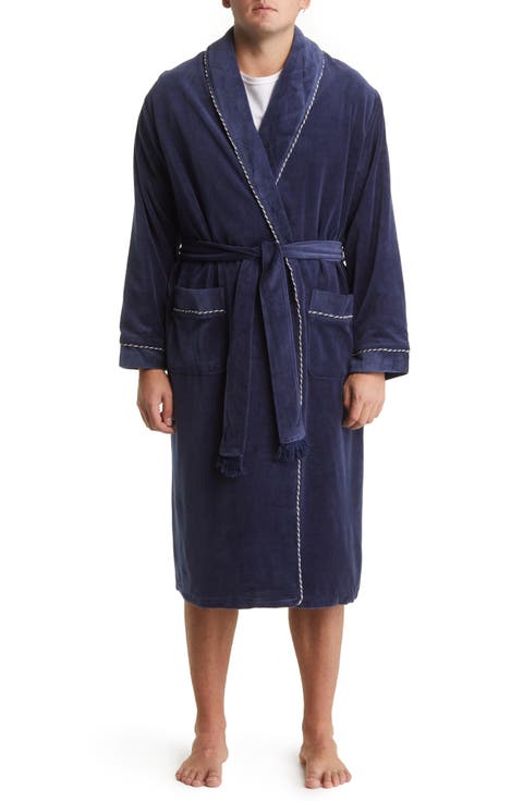 Refinery Velour Shawl Collar Robe