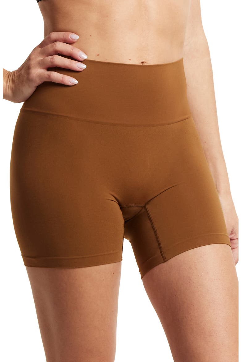Body High Rise Bike Shorts, Alternate, color, MACCHIATO