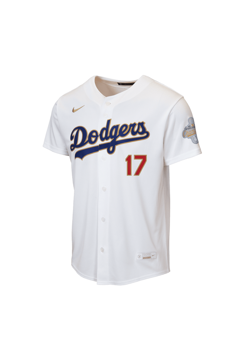 Nike Youth Nike Shohei Ohtani White Los Angeles Dodgers 2026 Gold Collection Home Replica Jersey, Alternate, color, White