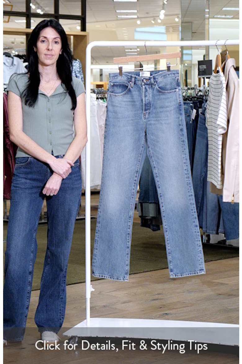 The Vertical High Waist Relaxed Straight Leg Jeans video