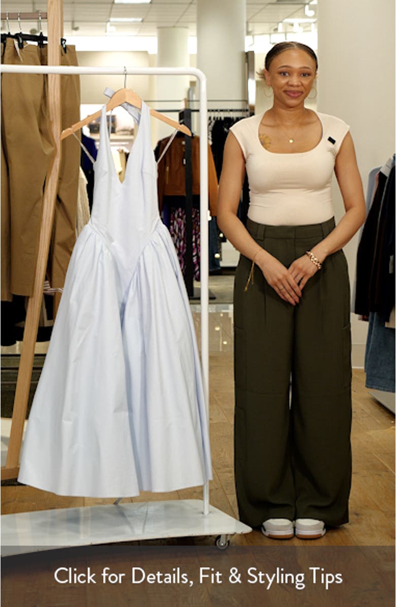 Marilyn Halter Midi Dress, sales video thumbnail