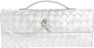 Bottega Veneta Andiamo Intrecciato Satin Clutch