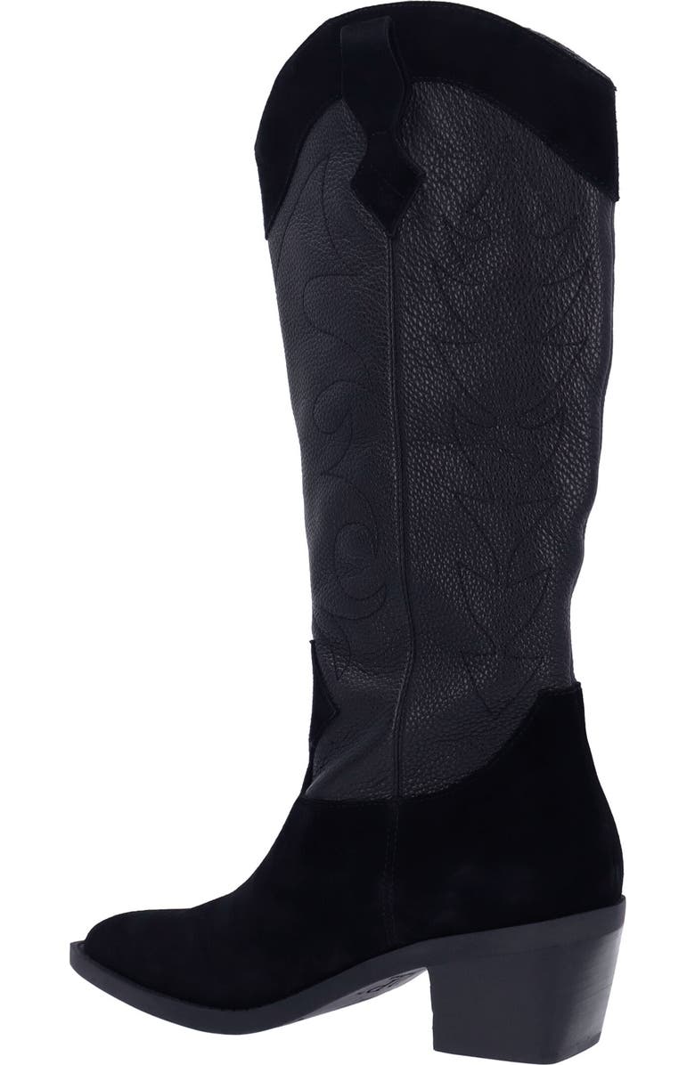 L'Amour des Pieds Veera Western Boot, Alternate, color, Black