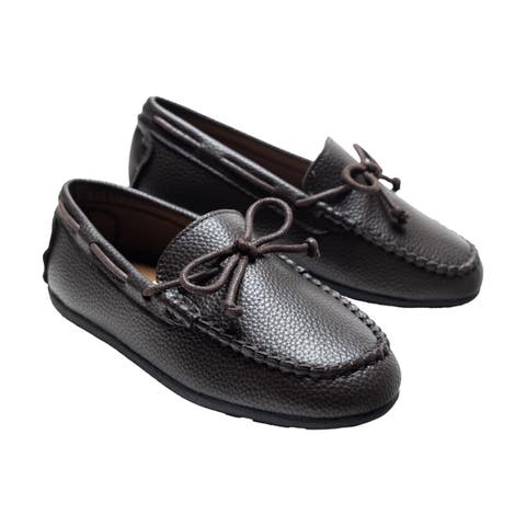 Leather Moccasin Loafers (Toddler, Little Kid & Big Kid)