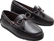 MOUSTACHE Leather Moccasin Loafers