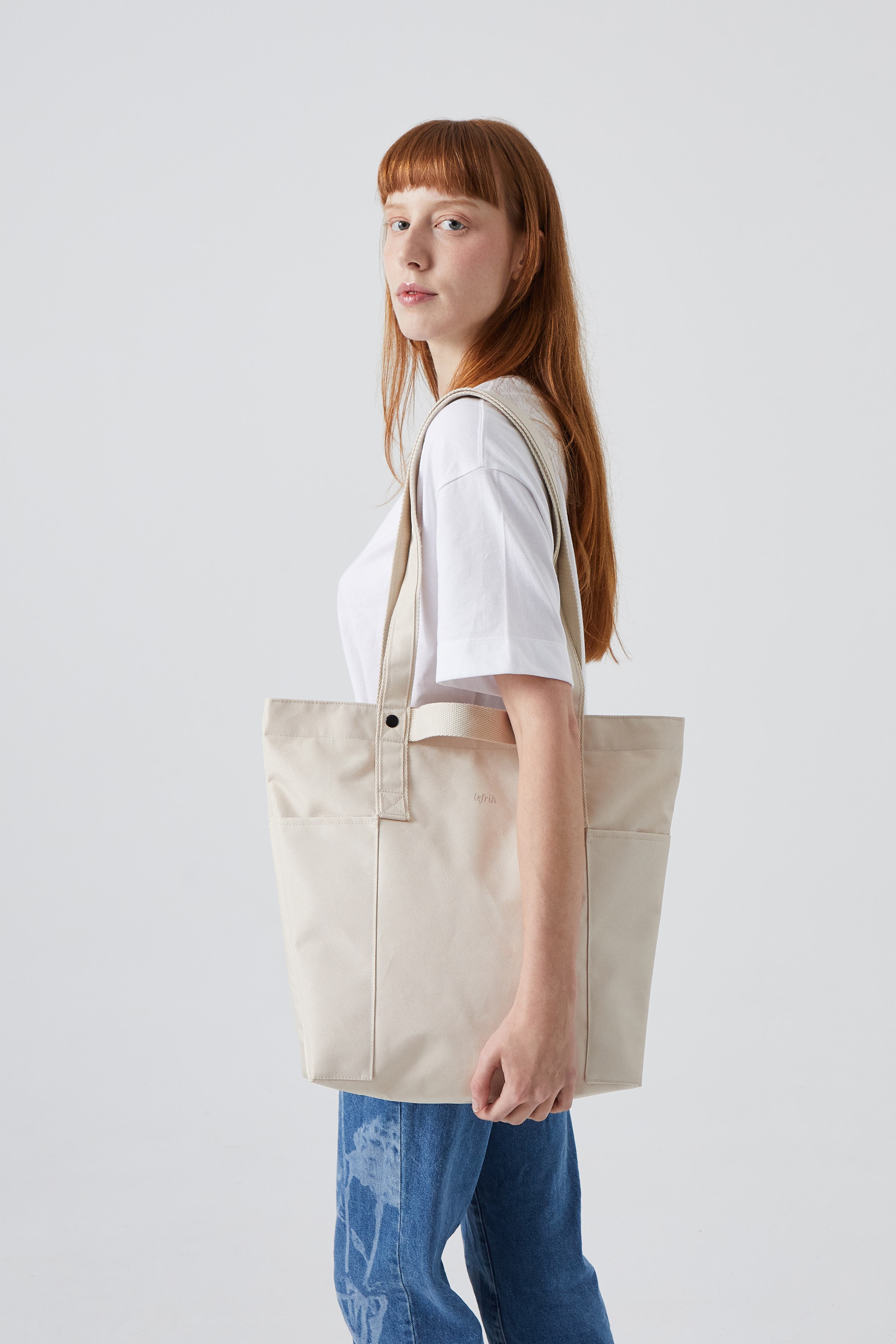 Raw Tote Bag, Alternate, color, ECRU
