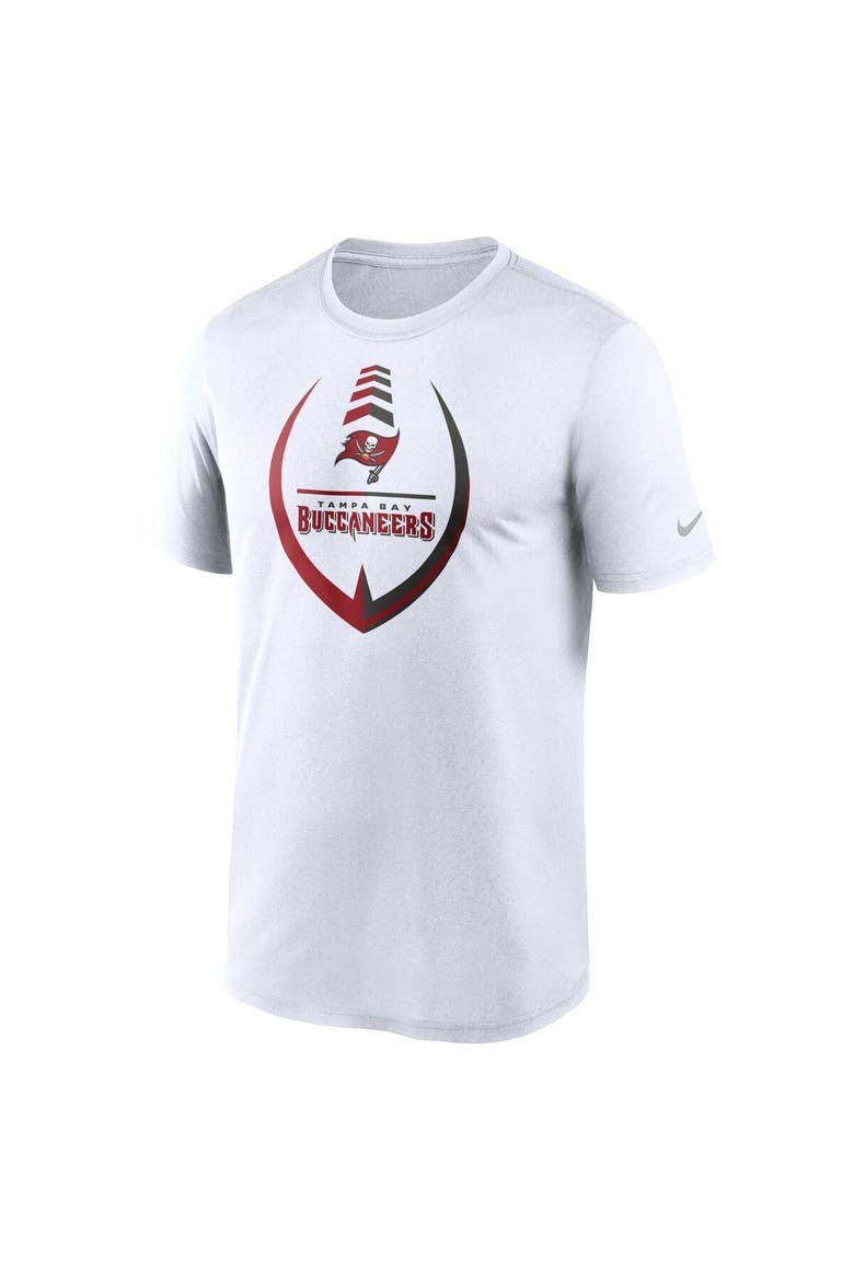 Men's Nike White Tampa Bay Buccaneers Icon Legend Performance T-Shirt, Alternate, color, White