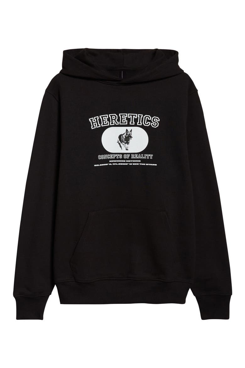 Concepts Organic Cotton Graphic Hoodie, Alternate, color, BLACK