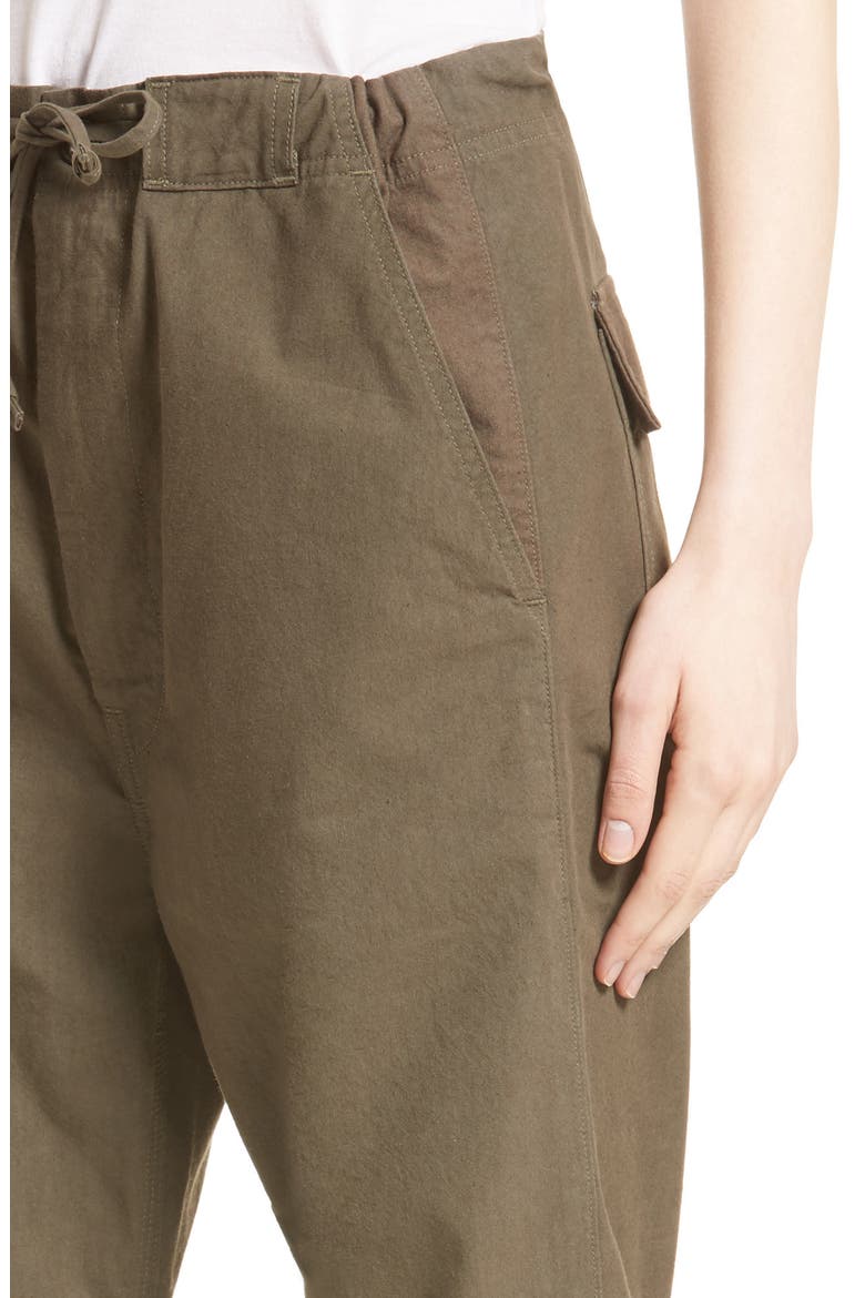 Drawstring Utility Pants, Alternate, color, OLIVE