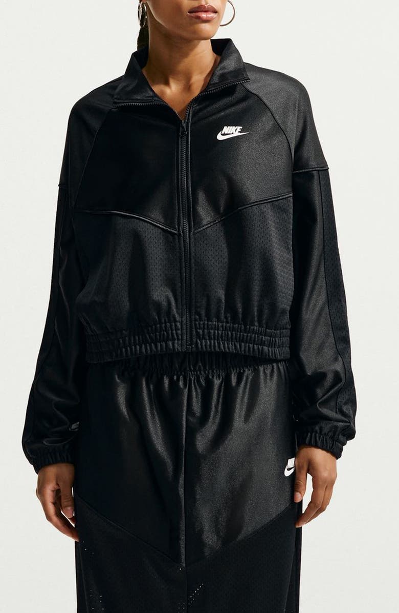 Nike Sportswear Festival Jacket, Main, color, Black/ Sail